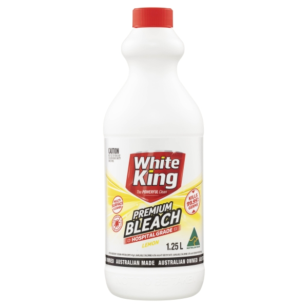 White King Bleach Lemon 1.25lt