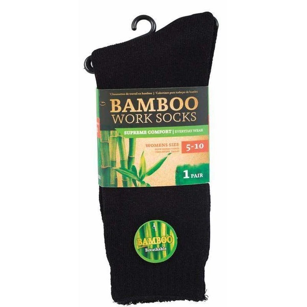 Bamboo Work Socks Ladies Size 5-10 1 Pair