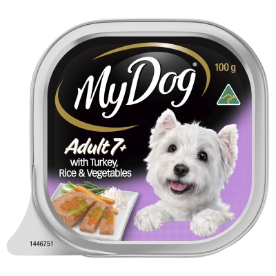 My Dog Adult 7+ Turkey & Rice With Vegetables 100g