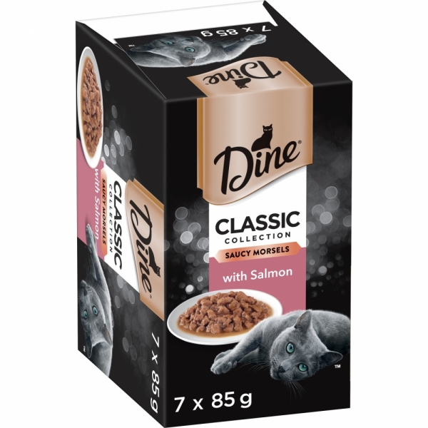 Dine Saucy Morsels Salmon 7 x 85g