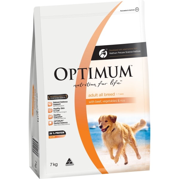 Optimum Adult Dry Dog Food Chicken Vegetables Rice 7kg Adelaide s Finest Supermarkets