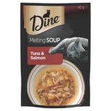 Dine Cat Food Tuna & Salmon Melting Soup 40g