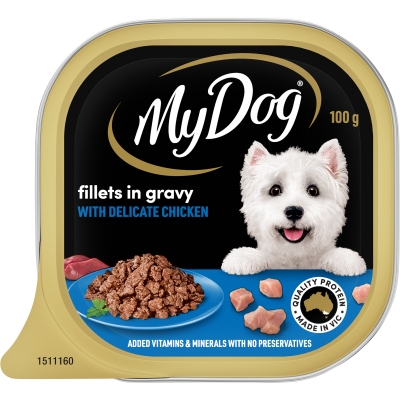 My Dog Fillets In Gravy With Delicate Chicken 100g