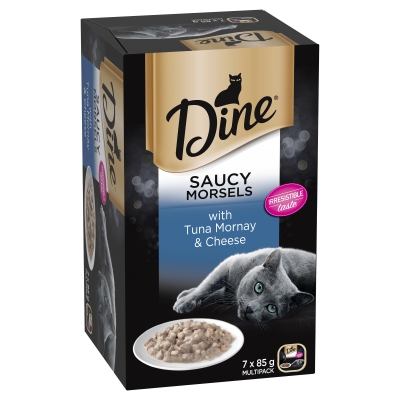 Dine Saucy Morsels Tuna Mornay & Cheese 7 x 85g