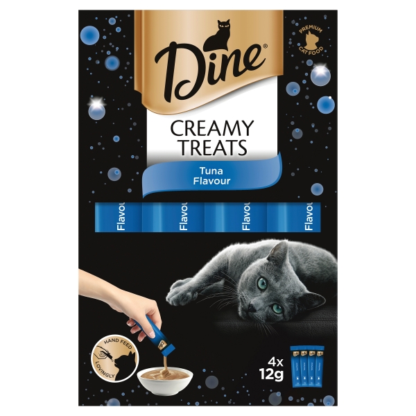 Dine Creamy Treats Tuna 4 x 12g