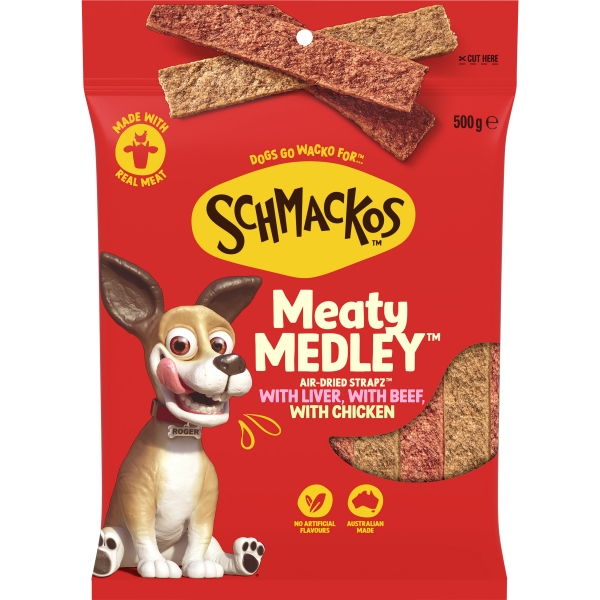 Schmackos Strapz Meaty Medley 500g