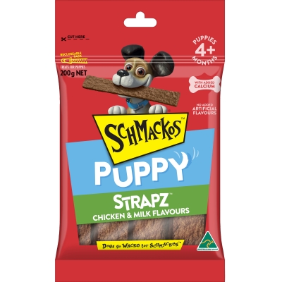 Schmackos Strapz Puppy Chicken 200g