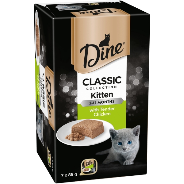 Dine Kitten Food Tender Chicken 7 x 85g