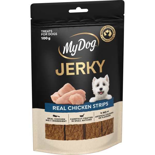 My Dog Jerky Real Chicken Strips 100g