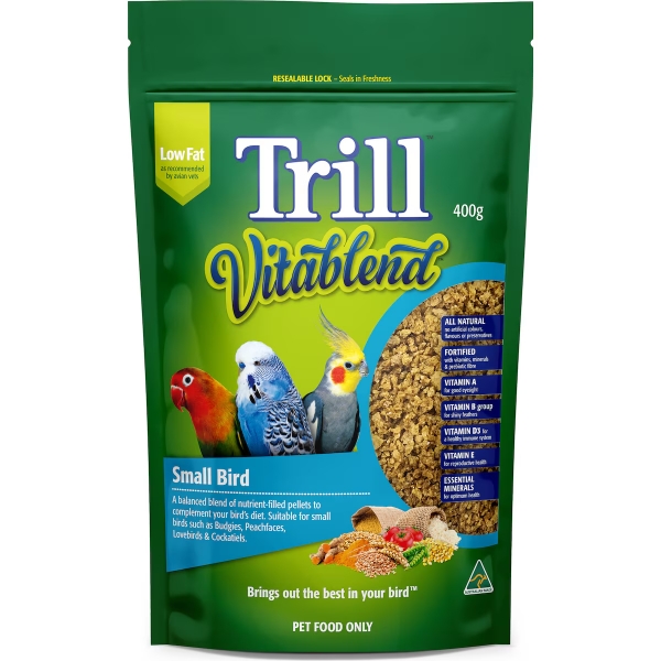 Trill Bird Pellets Small Birds 400g