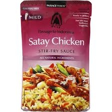 Passage To India Stir Fry Sauce Satay Chicken 200g