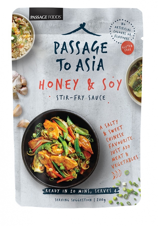 Passage To Asia Stir Fry Sayce Honey & Soy 200g
