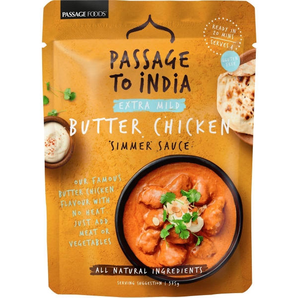 Passage To India Simmer Sauce Mild Butter Chicken 375g