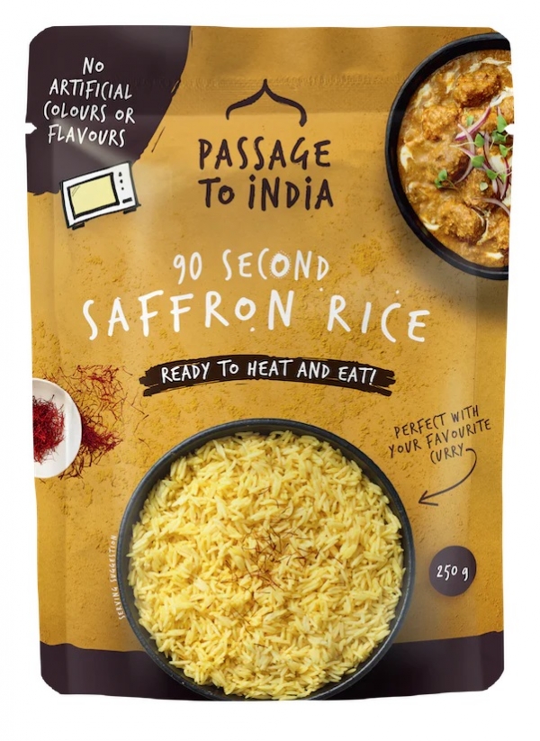 Passage To India 90 Second Saffron Rice 250g