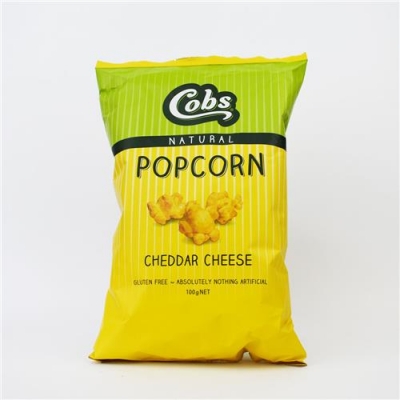 Cobs Natural Cheddar Popcorn 100g