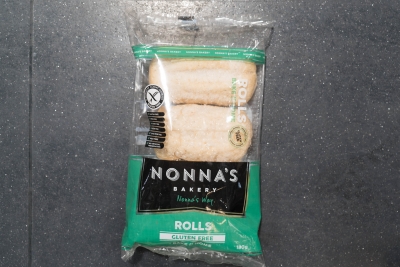 Nonna's Gluten Free Bread Roll 3 Pack 180g
