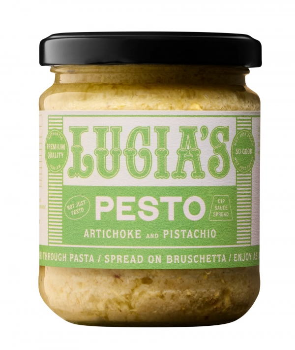 Lucia's Artichoke & Pistachio Pesto 190g