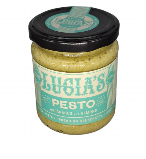 Lucia's Asparagus & Almond Pesto 190g