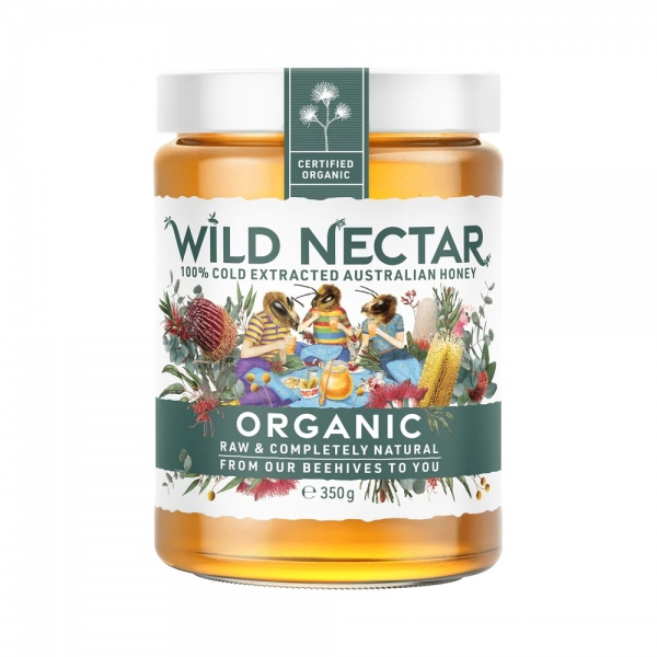 Wild Nectar Organic Australian Honey 350g