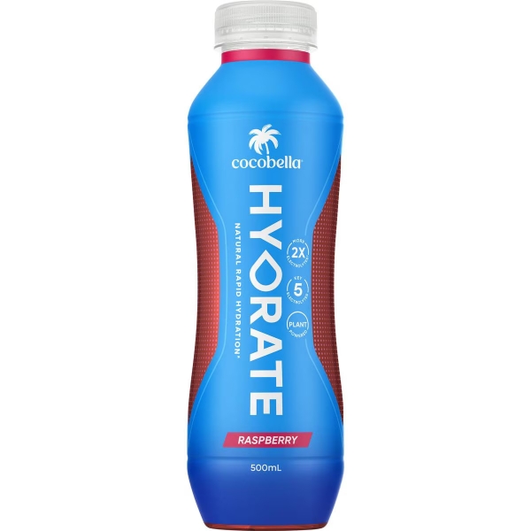 Cocobella Hydrate Raspberry 500ml