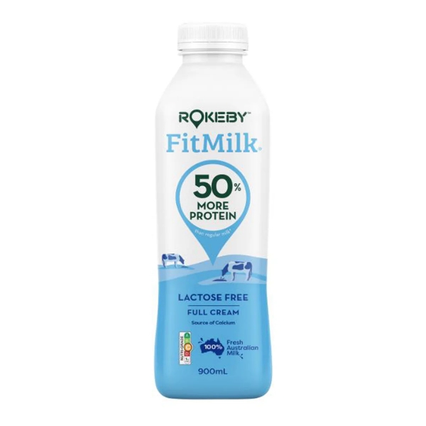 Rokeby Fit Milk Lactose Free Full Cream 900ml
