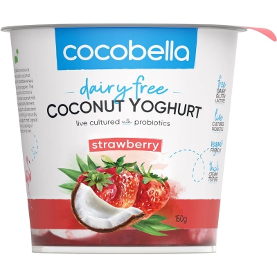 Cocobella Coconut Yoghurt Strawberry 150g