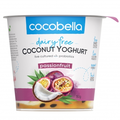 Cocobella Coconut Yoghurt Passionfruit 150g