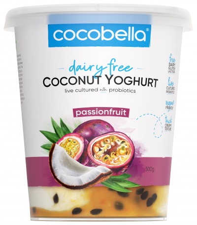 Cocobella Coconut Yoghurt Passionfruit 500g