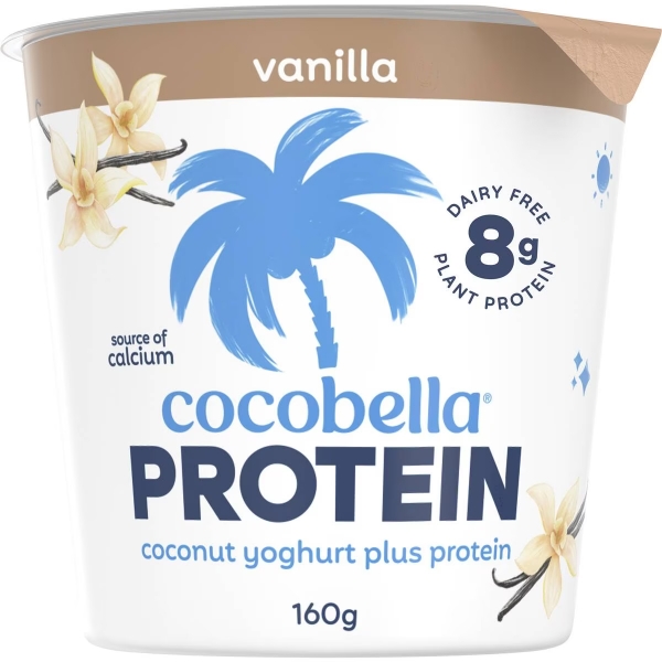 Cocobella Dairy Free Protein Yoghurt Vanilla 160g