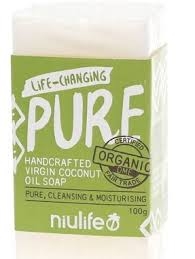 Niulife Organic Soap Pure Unscented 100g