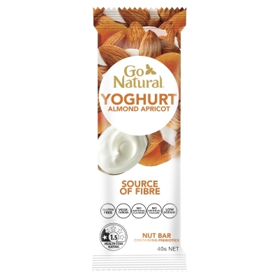 Go Natural Bar Almond Apricot & Yoghurt 40g