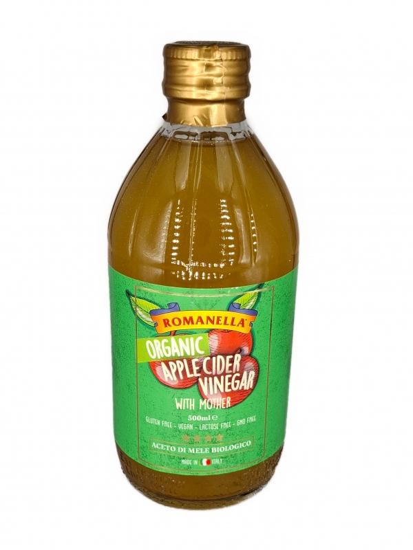 Romanella Organic Apple Cider Vinegar Of The Mother 500ml