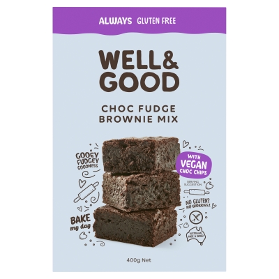 Well & Good Choc Fudge Brownie Mix 400g