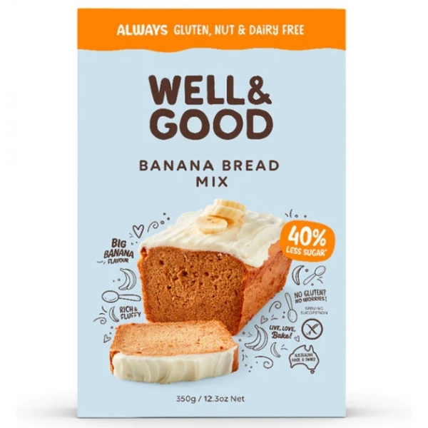 Well & Good Mix Banana Bread 350g