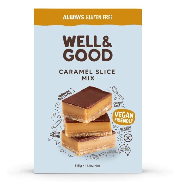 Well & Good Gluten Free Caramel Slice Mix 315g