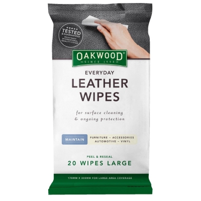 Oakwood Wipes Leather 20 Pack