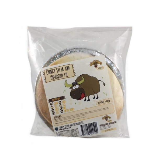 Silly Yaks Steak & Mushroom Pie 190g