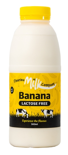 Fleurieu Milk Co Lactose Free Banana Milk 500ml