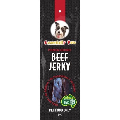 Essentially Pets Beef Jerky 80g