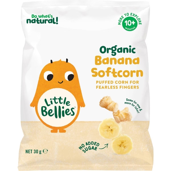 Baby Bellies Organic Soft Corn Banana 30g
