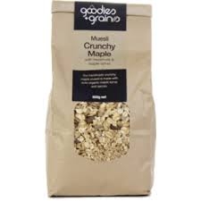 Goodies & Grains Crunchy Maple Muesli 650g