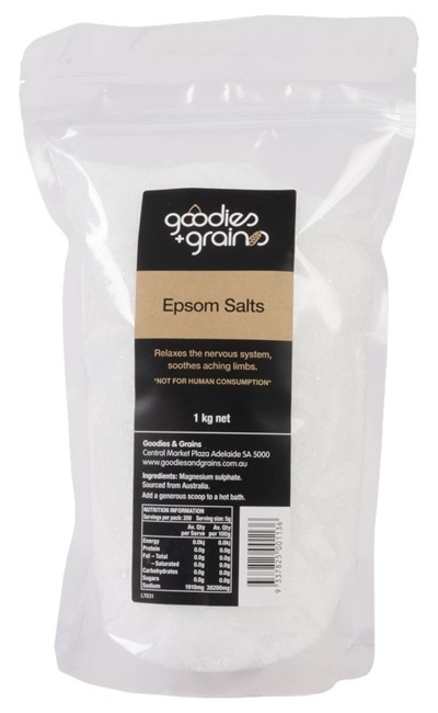 Goodies & Grains Epsom Salt 1kg