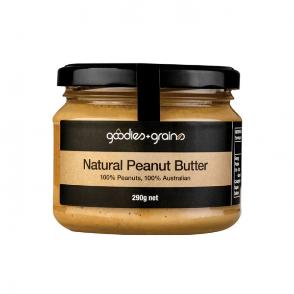 Goodies & Grains Natural Peanut Butter 290g