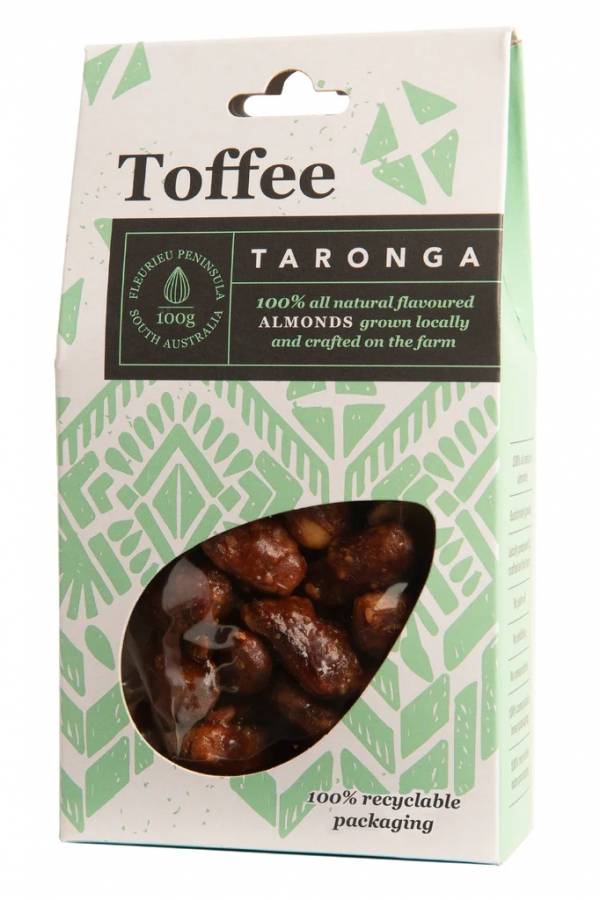 Taronga Almonds Toffee 100g