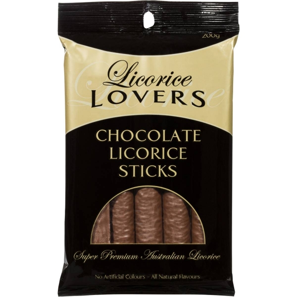 Licorice Lovers Chocolate Coated Licorice 200g