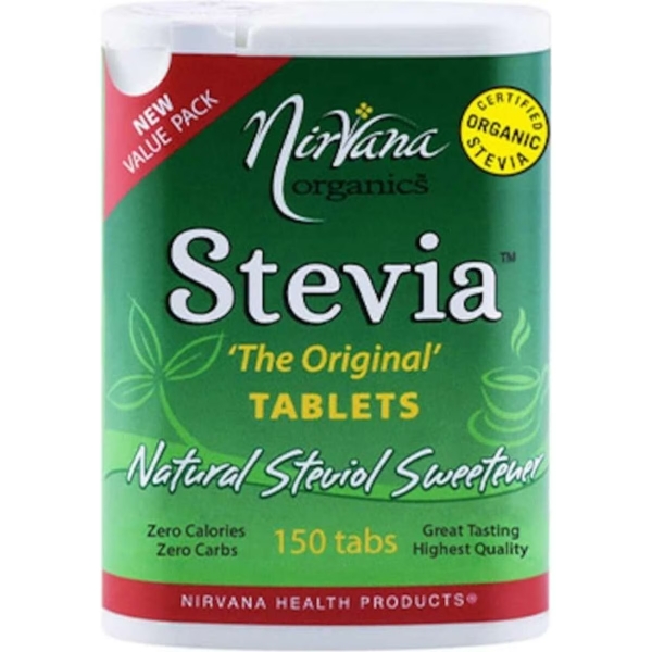 Nirvana Organics Stevia Tablets 150 Pack
