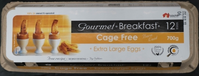 Gourmet Breakfast Cage Free Eggs 700g