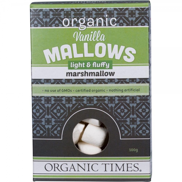 Organic Times Vanilla Marshmallow 100g