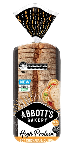 Abbott's Bakery Bread High Protein Soy, Chia & Quinoa 700g