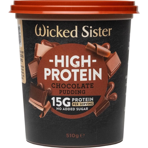 Wicked Sister Pudding High Protein Chocolate 510g